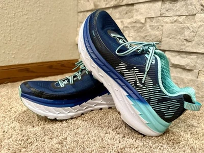 Hoka One One Bondi 5 Women's Blue Running Shoes 1014759-MBBRD Sneakers US Size 8 - Image 1 of 4