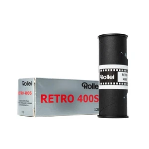Rollei Agfa Retro 400s 400 S 120 pellicola a rullo S/W B/W black white pellicola in bianco e nero - Foto 1 di 3