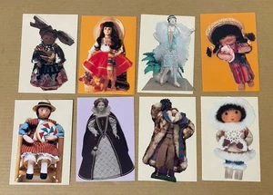 18 Vintage Punzen Puppen Grußkarten Lot Kinder - Bild 1 von 4