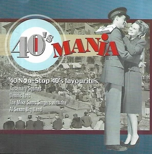 40's Mania - Various Artists (1999 CD Album) NO JEWEL CASE - Picture 1 of 2