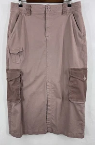 Maxi falda cargo de sarga elástica suave SO para mujer talla: XL - Imagen 1 de 9