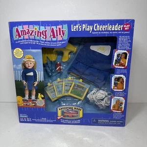 Vintage 1999 AMAZING ALLY Let's Play Cheerleader Play Set-By Playmates- NEW - Picture 1 of 11