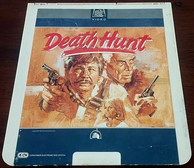 Death Hunt Charles Bronson Lee Marvin CED Capacitance Electronic Disc CBS/FOX Foto 1 de 2