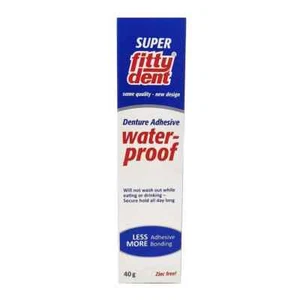 Super Fitty Dent WaterProof Denture Adhesive 40g - Picture 1 of 1