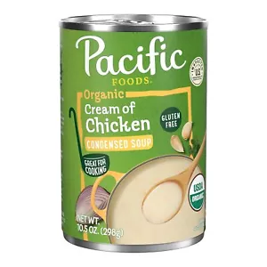 Pacific Foods Organic Cream of Chicken Condensed Soup, 10.5oz (1 or 12 Cans) ✅ - Picture 1 of 3