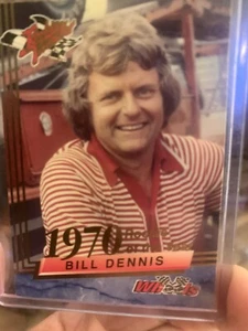 Tarjeta Thunder de novato Bill Dennis 1993 de NASCAR. Novato del año 1970 - Imagen 1 de 2