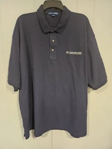 Port Authority Men’s Polo 3XL Navy Blue US Steel Tubular Fairfield Logo - Picture 1 of 5