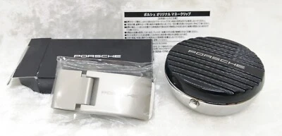 Porsche Money Clip & Metal ashtray Novelty Men Limited Edition Rare Accessory - Image 1 of 4