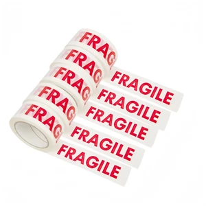 36 SCOTCH ROTOLI NASTRO ADESIVO 48 X 66 FRAGILE SPEDIZIONE IMBALLAGGIO VETRO - Foto 1 di 2
