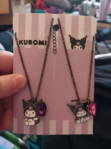 Friendship Necklaces/Kuromi with Heart NEW - Picture 1 of 4