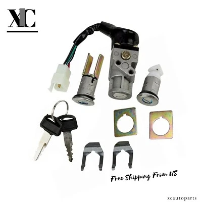 Ignition Switch Lock Set w/ 2Key 35010-GV4-901 for 1985-2007 Honda Elite 80 CH80 Foto 1 de 4