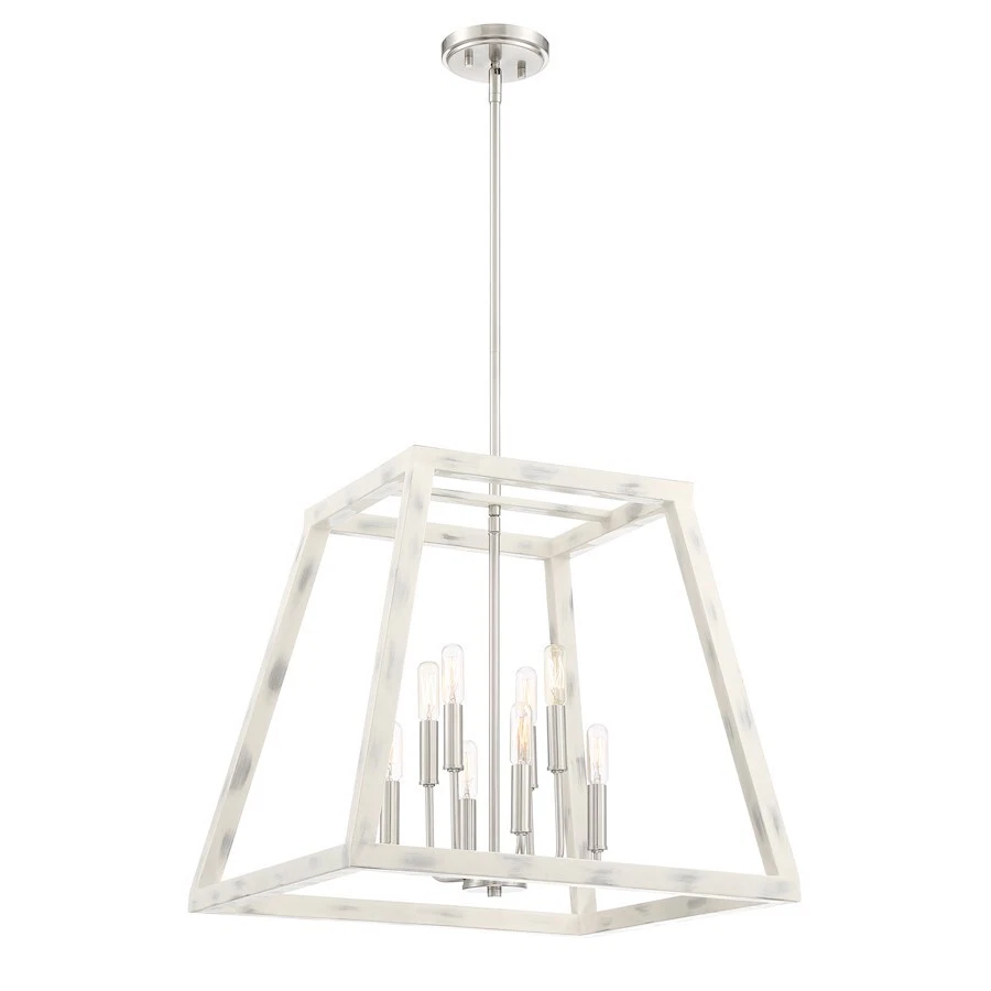 Designers Fountain Rhode 8 Light Foyer, Coastal Weathered White - 94958-CWW - Image 1 of 1
