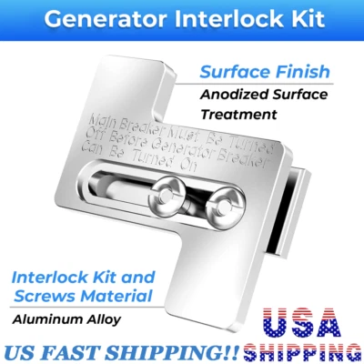 CRUISENEST US For Challenger Westinghouse 200Amp Panel Generator Interlock Panel Kit Billet