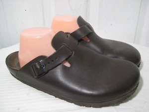 Birkenstock Boston dunkelbraun geöltes Leder Clogs Sandalen Schuhe Herren Gr. 44 / 11 - Bild 1 von 13