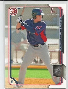 Tarjeta de prospecto Bowman 2015 de los Yankees de Nueva York Giovanny Urshela - Imagen 1 de 2