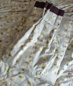 John Lewis MTM Romo Honor Double Pinch Pleat Interlined Curtains in Orchid - Picture 1 of 6