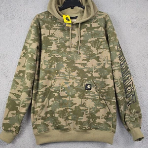 SUÉTER CAMUFLAJE Carhartt Para Hombres PEQUEÑO VERDE ROPA DE TRABAJO AL AIRE LIBRE SUDADERA CON CAPUCHA Vellón Nuevo con Etiquetas - Imagen 1 de 11