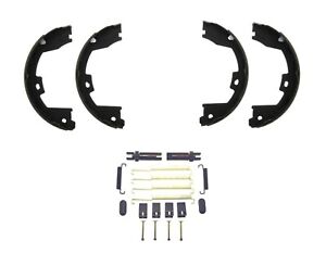 Premium Parking Brake Shoes and Springs Kit for 13-21 Ford F250 F350 Super Duty