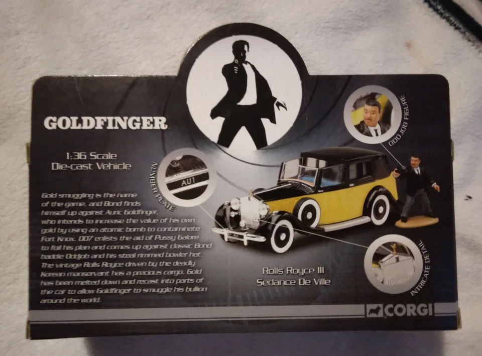 Corgi CC06807 James Bond Rolls Royce Phantom III Sedance de Ville - Goldfinger - Image 1 of 1