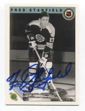 1992 Ultimate Fred Stanfield Signed Card Hockey NHL Autograph AUTO #54