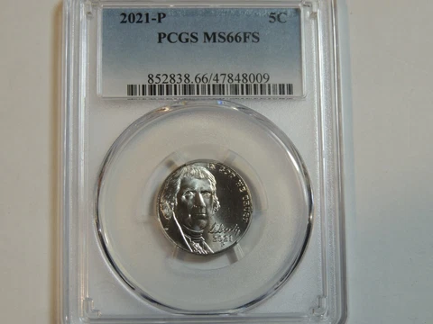 2021 P PCGS MS66FS JEFFERSON NICKEL Cover