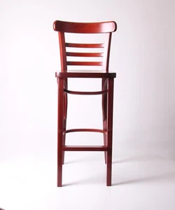  Stuhl - Barstuhl Stühle n211-2 -Sitzhöhe 76 cm- mahagonie - Bild 1 von 12