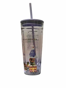 New 2023 China Starbucks 20oz Christmas Polar bear Glass Straw Cup Ships From US - Picture 1 of 5