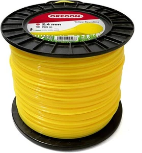 OREGON ROUNDLINE yellow strimmer trimmer brushcutter line 2.4mm x 264 NEW 69-365 - Picture 1 of 5