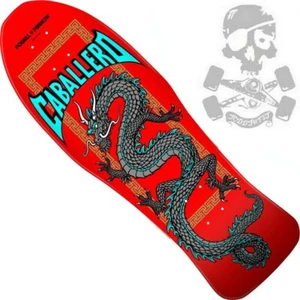 POWELL PERALTA Steve Caballero Chinese Dragon Skateboard Deck Red BONES BRIGADE - Picture 1 of 4