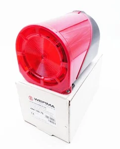 Werma 444 100 75 24VAC/DC RD LED-Blitz-Sirene BWM 32 Töne  -unused/OVP- - Bild 1 von 6