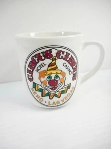 Vintage Circus Circus Hotel Casino - Tea Coffee Mug - Clown Face Reno Las Vegas - Picture 1 of 3