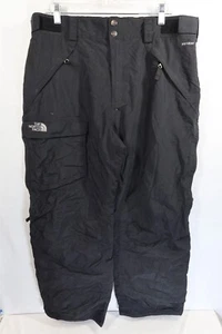 The North Face Pants Mens SZ Large 36X30 Black Hyvent Waterproof Nylon Ski READ - Picture 1 of 9