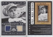 2016 Panini Diamond Kings Elements of Royalty Silver /99 Pee Wee Reese HOF