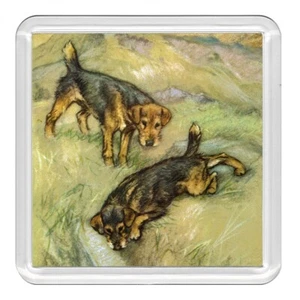 Lakeland Terrier Hunde Hund Acryl Untersetzer Neuheit Getränk Tasse Matte tolles Geschenk - Bild 1 von 1