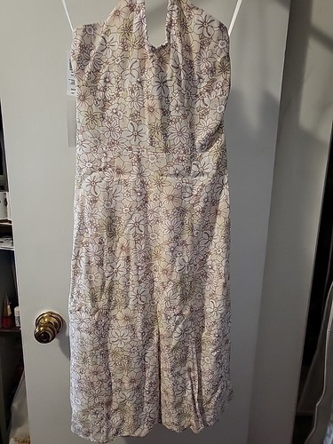 OFF WHITE Abito nuovo con etichette Aritzia Sunday Best DAWN taglia 2XS bianco grigio lilla bianco multi