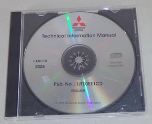Técnica Información Manual De CD Mitsubishi Lancer Cso De 08/2004 - Imagen 1 de 1