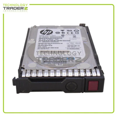 LOT OF 2 655708-B21 HP 500GB 7.2K SATA MDL 6G 2.5'' HDD 614829-002 W/ Blank Tray - Image 1 of 2