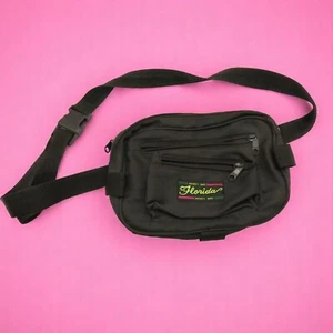 VINTAGE FLORIDA BAUCHTASCHE GELDTASCHE TASCHE 90ER HÜFT CROSSBODY - Bild 1 von 10