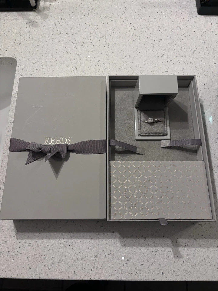 anillo de compromiso talla 9 Foto 1 de 4