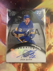 Jack Quinn Holographs Rookie Autograph 2022 Upper Deck SPX Auto /49