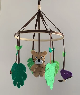 Детская кроватка мобильное сафари животные тигр детская мобильная спальня кроватка декор - Изображение 1 из 4