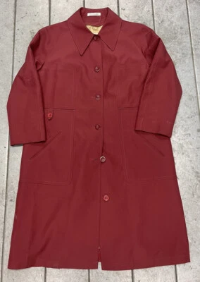 Gabardina impermeable larga vintage Misty Harbor 20 Petite para cualquier clima Foto 1 de 4