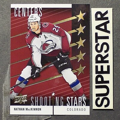 NATHAN MacKINNON  2019-20  Upper Deck Shooting Stars C RED #SSC5 Colorado Avs - Image 1 of 2