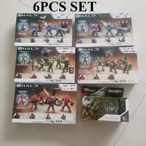 Mega Construx Bloks Halo Covenant Storm Lance ODST Troop Pack Toy 6pcs Set Rare - Picture 1 of 9