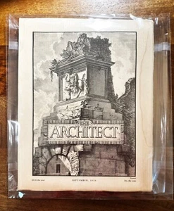 1928 SEPTEMBER THE ARCHITECT MAGAZINE - VERY GOOD - Picture 1 of 12