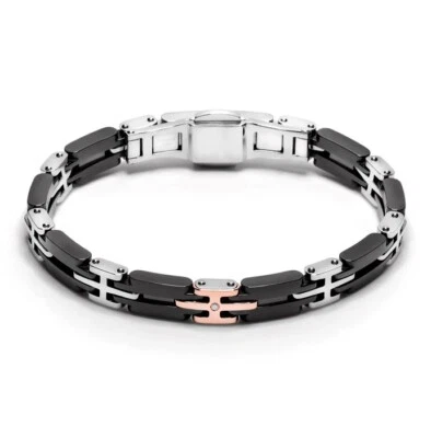 BARAKA Men's BR221381ROCN190001 Explore Collection Gold Diamonds Bracelet - Image 1 of 2