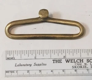 USGI Pistol Belt Brass Belt Clasp End Repair Free Shipping Too - Picture 1 of 6