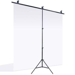 T-shaped Frame Photography Background Support Stand With Clip For Studio Photos