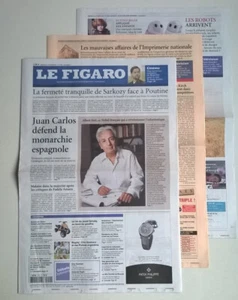 LE FIGARO Nr. 19 654 vom 10.10.2007 - Albert Fert Nobelpreis für Physik / Brad Pitt - Bild 1 von 11