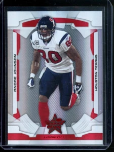 2008 Leaf Rookies and Stars Longevity Ruby Football Card #38 Andre Johnson /249 - Picture 1 of 2